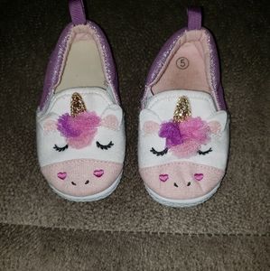 Unicorn toddler shoes size 5